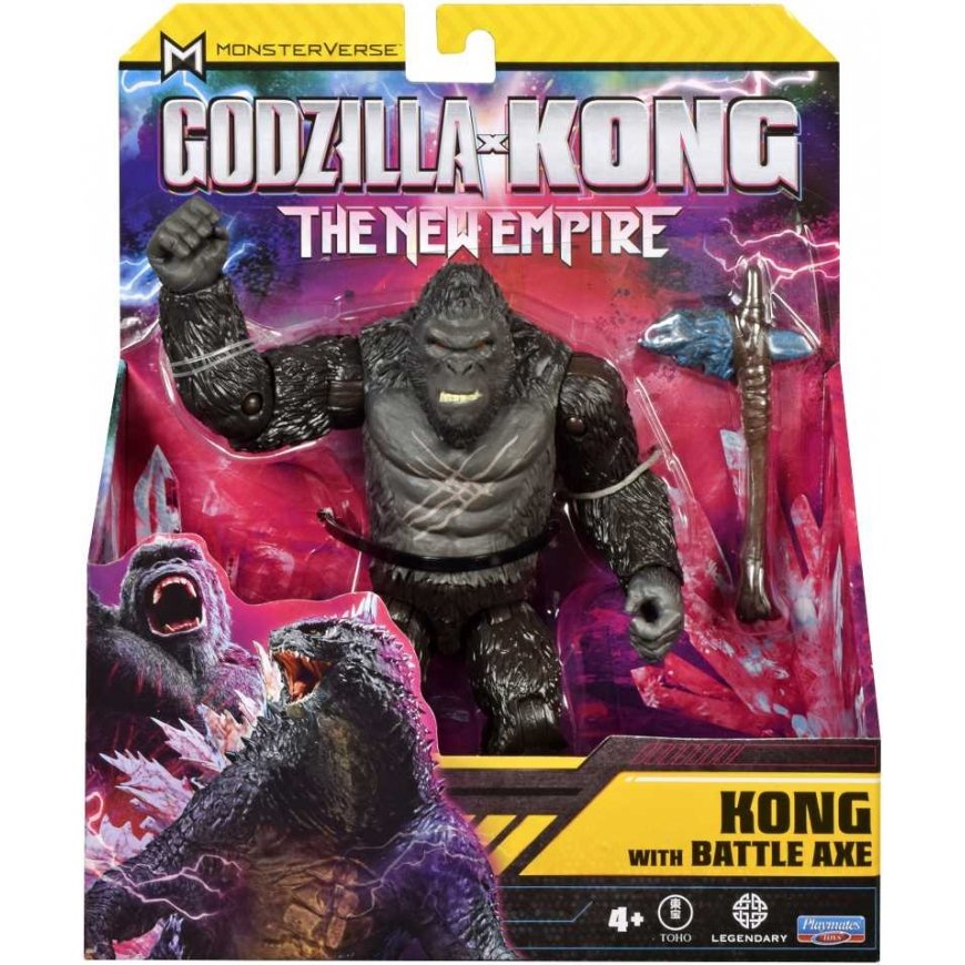 Godzilla X Kong GODZILLA figuuri 6" Battle Scared Kong, 35203 – 3