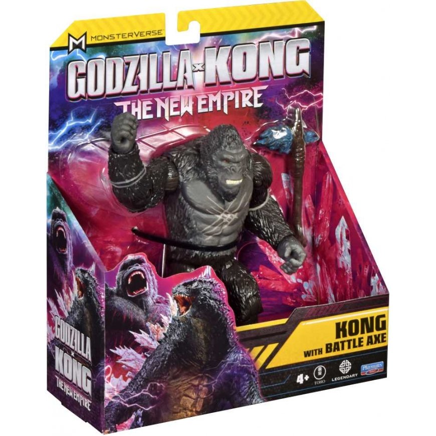 Godzilla X Kong GODZILLA figuuri 6" Battle Scared Kong, 35203 – 4