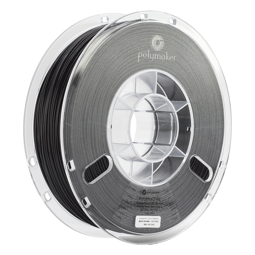 Polymaker PolyMax Tough PC - 0.75kg - 1.75mm - Juodas
