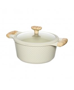 Resto Kitchenware Ran 4.2 L Round Black, Wood