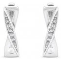 Brilio Silver Beautiful silver earrings with zircons EA462W Brilio Silver Beautiful silver earrings with zircons EA462W