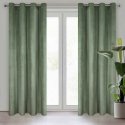 Eurofirany Curtains 140x250 Rosa mint dark velor ready for eyelets D91 Eurofirany Curtains 140x250 Rosa mint dark velor ready for eyelets D91