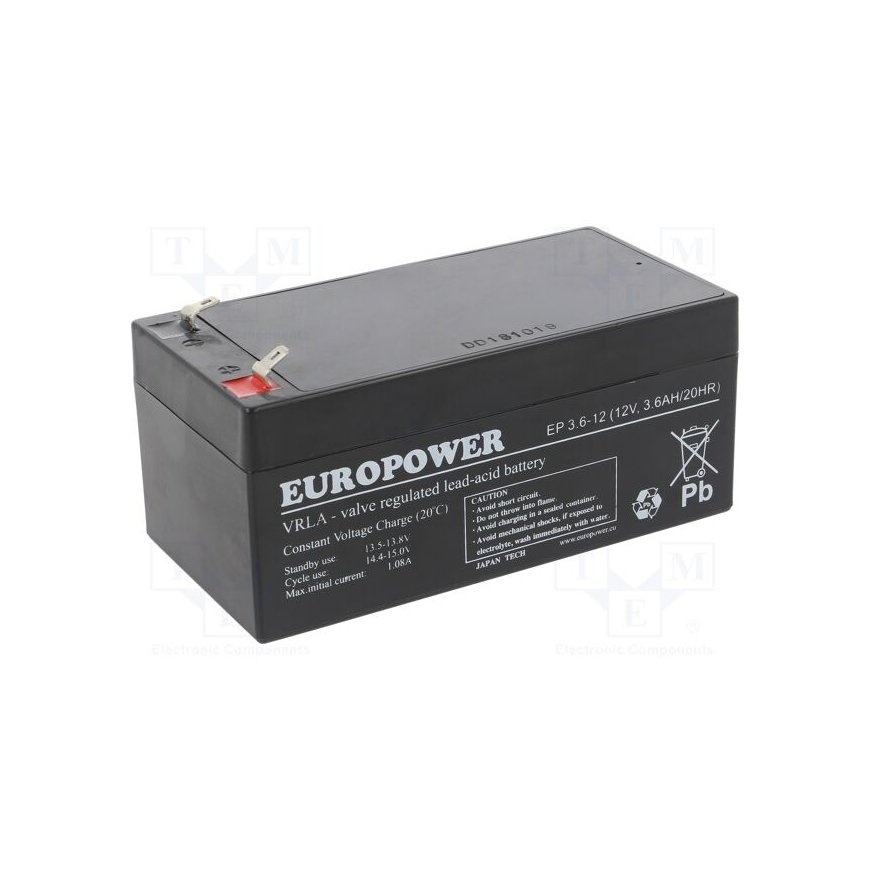 Europower EP 3.6-12 battery