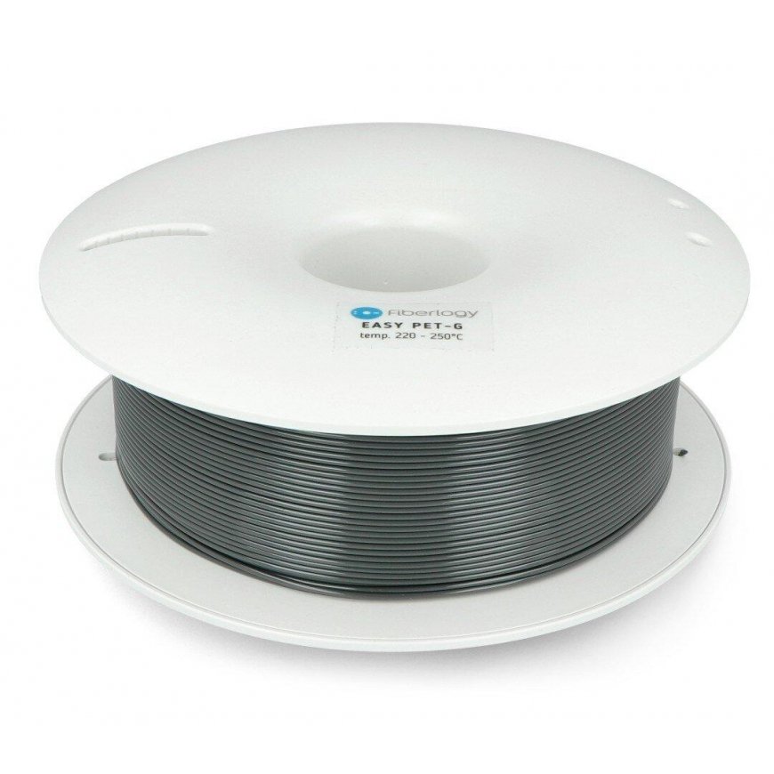 3D plastic Fiberlogy Easy PET-G 1.75mm 0.85kg – Graphite – 2