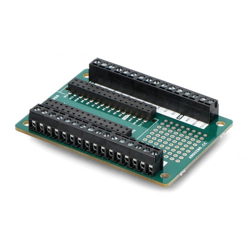 Nano varžtinių gnybtų adapteris - varžtinės jungtys - Arduino Nano priedėlis - Arduino ASX00037 – 5