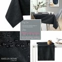 AmeliaHome Table runner AH VESTA BRD BLACK 100x100 AmeliaHome Table runner AH VESTA BRD BLACK 100x100