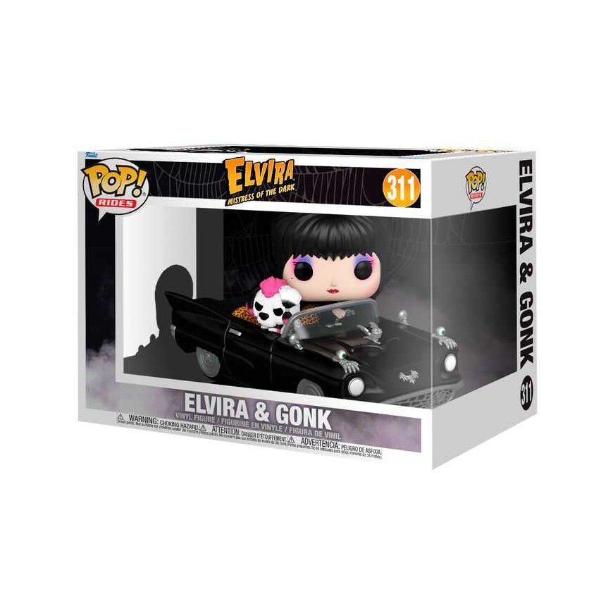Funko POP figure Rides Deluxe Elvira Mistress of the Dark Elvira & Gonk