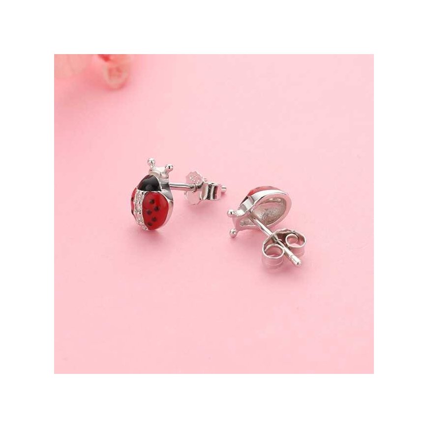 Moiss Playful Silver Stud Korvakorut Leppäkerttuja E0000672 – 4