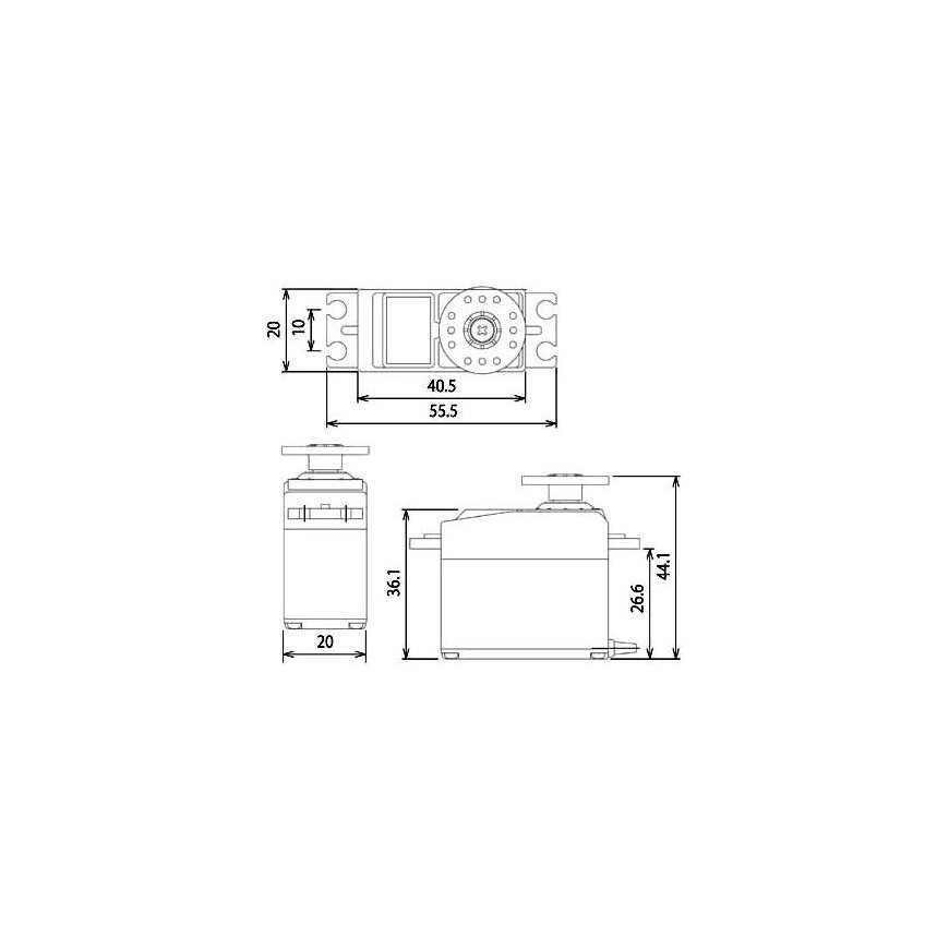 Servo Futaba S3003 - Standard – 4