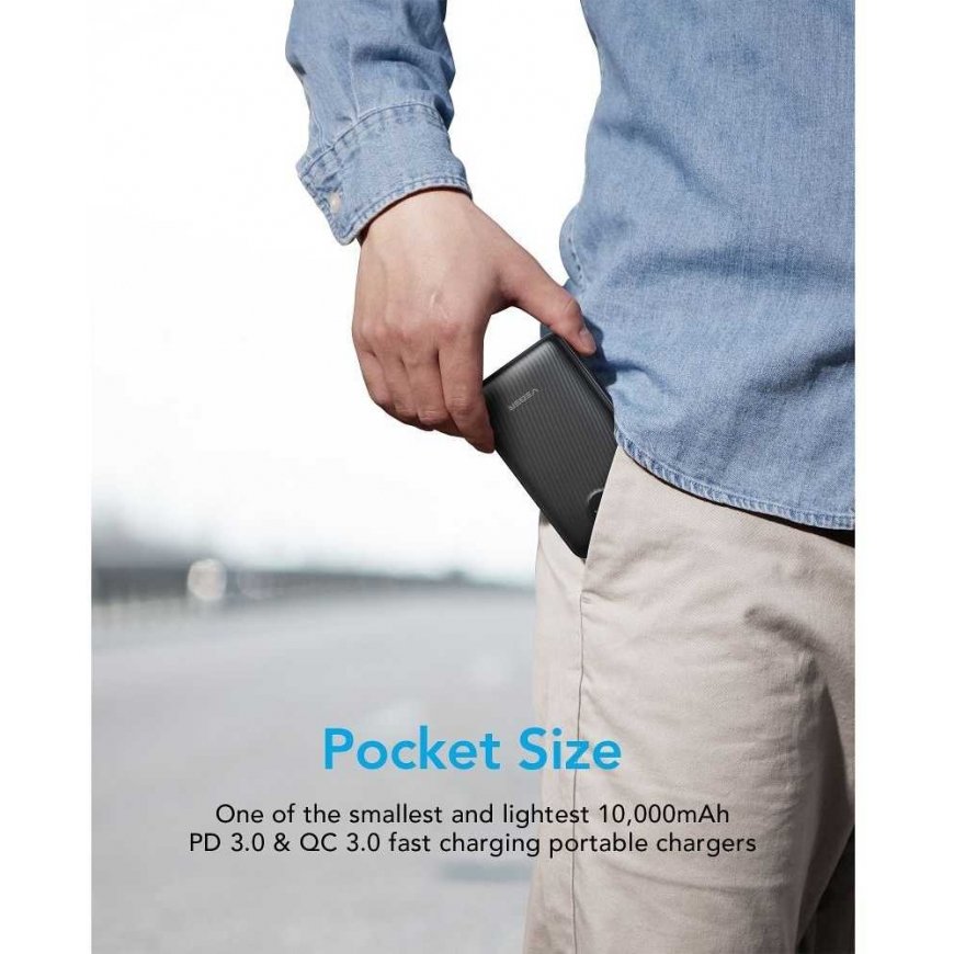 Išorinė baterija POWER BANK VEGER S11 10000mAh (Type-C MicroUSB 22.5W) juoda – 2