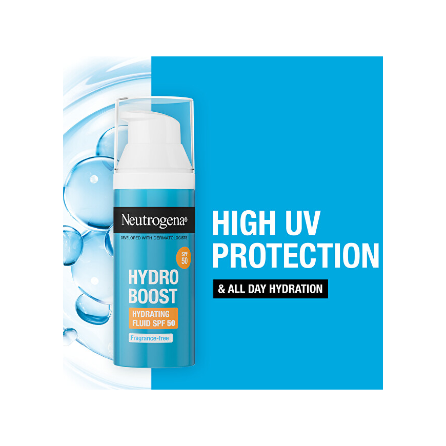 Neutrogena Hydro Boost drėkinamasis veido skystis SPF50 50ml – 2