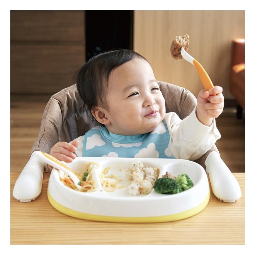 Educational cutlery EDISONmama, from 9 months. PEACH, KJ276 – 5