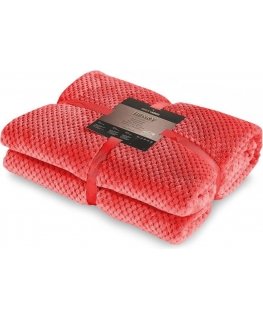Plaid DecoKing Henry, red, 220 cm x 240 cm