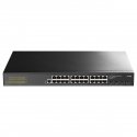 Cudy GS2024S2 tīkla pārslēgs Vadīts L2/L3 Gigabit Ethernet (10/100/1000) 1U Melns Cudy GS2024S2 tīkla pārslēgs Vadīts L2/L3 Gigabit Ethernet (10/100/1000) 1U Melns