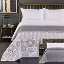 DecoKing Bedspread WH+Grey 200x220 DecoKing Bedspread WH+Grey 200x220