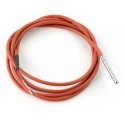 Oem Waterproof probe with temperature sensor DS18B20 - 2m - brown - silicone