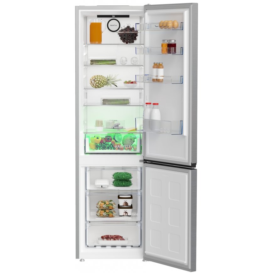Beko B3RCNA404HXB холодильник с морозильной камерой Отдельно стоящий 355 L E Серебристый – 3