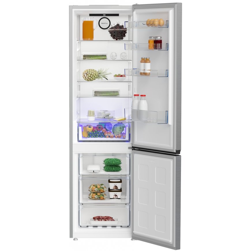 Beko B3RCNA404HXB jääkaappipakastin Vapaasti seisova 355 L E Hopea – 4