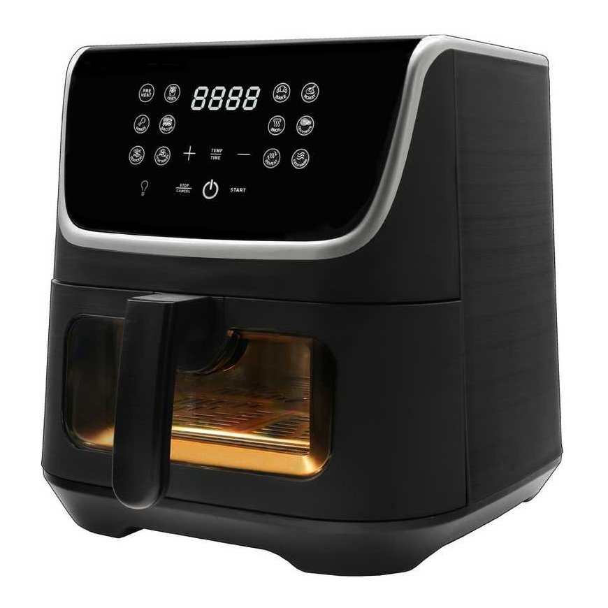 FX-6001 juoda OPTIMUM be riebalų gruzdintuvė