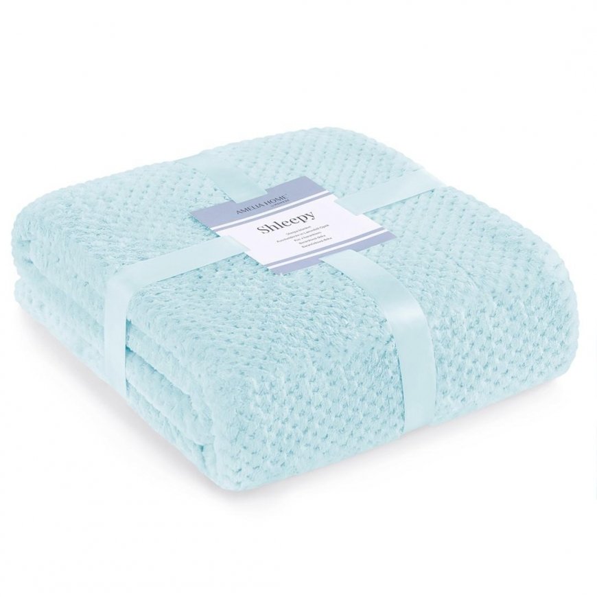 AmeliaHome Peitto SHLEEPY, 70X150 cm, väri: sininen – 2