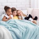 AmeliaHome Peitto SHLEEPY, 70X150 cm, väri: sininen AmeliaHome Peitto SHLEEPY, 70X150 cm, väri: sininen