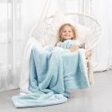 AmeliaHome Blanket SHLEEPY, 70X150 cm, color: blue AmeliaHome Blanket SHLEEPY, 70X150 cm, color: blue