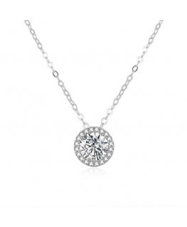 Beneto Luxury sidabrinis karoliai su cirkoniais AGS868 / 47