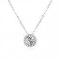 Beneto Luxury sidabrinis karoliai su cirkoniais AGS868 / 47