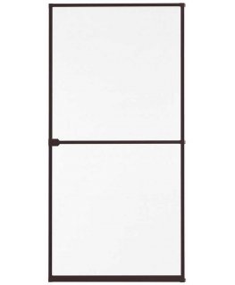 Easy Life Mako Hyttysverkkoovi ALU 100X215 BROWN BASIC PLUS