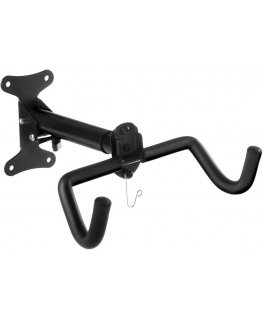 Maclean bicycle wall mount, horizontal, steel, max. load 30kg, MC-484