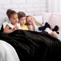 AmeliaHome Peitto SHLEEPY, 130X180 cm, väri: musta AmeliaHome Peitto SHLEEPY, 130X180 cm, väri: musta