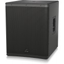 Behringer DR18SUB bassokaiutin musta Aktiivinen alibassokaiutin 800 W Behringer DR18SUB bassokaiutin musta Aktiivinen alibassokaiutin 800 W