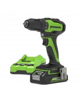 Greenworks 3704007UA sähköruuvimeisseli ja iskuruuvitaltta musta, Vihreä