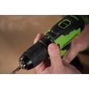 Greenworks 3704007UA шуруповёрт Черный, Зеленый