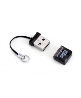 Integral USB2.0 CARDREADER SINGLE SLOT MSD кардридер Черный