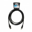 iBox IKU2D USB кабель USB 2.0 3 m USB A USB B Черный