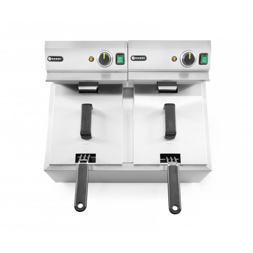 Hendi 207307 gruzdintuvė Dvigubas 16 L Autonominės 7000 W Sidabras – 5