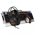 Marvo CM303 keyboard Mouse included Gaming USB Black, Silver Marvo CM303 keyboard Mouse included Gaming USB Black, Silver