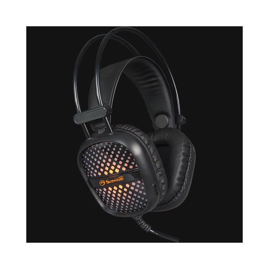 Marvo CM303 tastatūra Pele iekļauta Speļu USB Melns, Sudrabs – 3