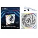 Lian Li UNI FAN SL Wireless LCD 120 Reverse Blade Kompiuterio korpusui Ventiliatorius 12 cm Balta 1 