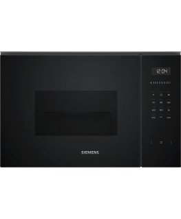Siemens iQ500 BE555LMB1 mikroviļņu krāsns Melns Mikroviļņu krāsns ar grilu Iebūvēts 25 L 900 W