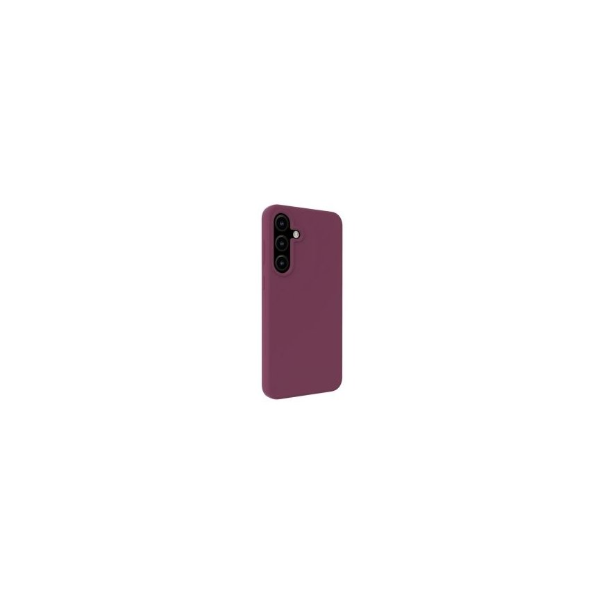 Samsung Galaxy S25 Premium Magnetic Soft Touch Silicone Case Maroon
