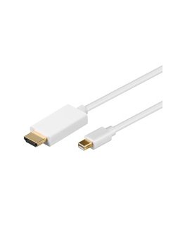 Goobay 1m Mini DisplayPort / HDMI Cable Valge