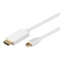 Goobay 1m Mini DisplayPort / HDMI Cable White Goobay 1m Mini DisplayPort / HDMI Cable White