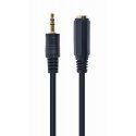 Gembird CCA-421S-5M audio kabelis 3.5mm Melns Gembird CCA-421S-5M audio kabelis 3.5mm Melns