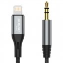 DUDAO audio cable Lightning - mini jack 3.5mm 1m gray L11PRO - Kabel - Audio/Multimedia Hall DUDAO audio cable Lightning - mini jack 3.5mm 1m gray L11PRO - Kabel - Audio/Multimedia Hall