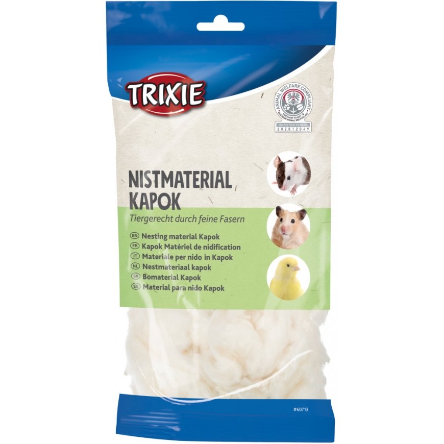 TRIXIE 60713 pakratai ir (arba) kraikas mažiems augintiniams Kapokas 40 g