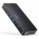 UNITEK D1103A01 sülearvuti dokk ja pordireplikaator Juhtmega ühendatud USB4 Must