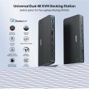 UNITEK D1103A01 док-станция для ноутбука Проводная USB4 Черный