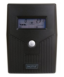 Digitus DN-170064-LCD источник бесперебойного питания Интерактивная 0,8 kVA 480 W 2 розетка(и)